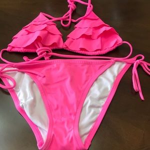 VICTORIAS SECRET BIKINI! HOT PINK!  SIZE SMALL!